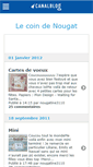 Mobile Screenshot of lecoindenougat.canalblog.com