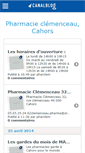 Mobile Screenshot of pharclemenceau.canalblog.com