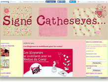 Tablet Screenshot of catheseyes.canalblog.com