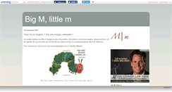Desktop Screenshot of bigmlittlem.canalblog.com