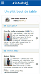 Mobile Screenshot of 1ptitbout2table.canalblog.com