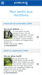 Mobile Screenshot of monhortillon.canalblog.com