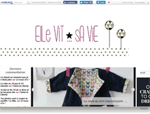 Tablet Screenshot of ellevitsavie.canalblog.com