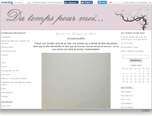 Tablet Screenshot of dutempspourmoi.canalblog.com