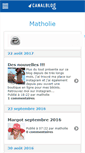 Mobile Screenshot of matholie.canalblog.com