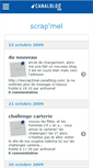 Mobile Screenshot of melscrap.canalblog.com