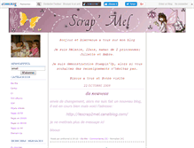 Tablet Screenshot of melscrap.canalblog.com