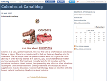 Tablet Screenshot of colonics.canalblog.com
