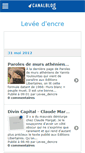 Mobile Screenshot of leveedencre.canalblog.com