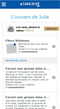 Mobile Screenshot of luniversdejulie.canalblog.com