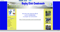 Desktop Screenshot of combronderugby.canalblog.com
