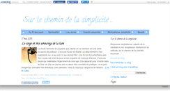 Desktop Screenshot of cheminsimplicite.canalblog.com