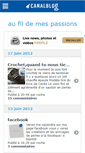 Mobile Screenshot of fildemespassions.canalblog.com