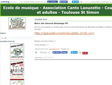 Tablet Screenshot of cantolaouzetto.canalblog.com