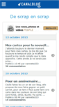 Mobile Screenshot of descrapenscrap.canalblog.com