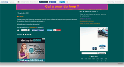 Desktop Screenshot of peurduloup.canalblog.com