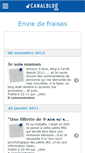 Mobile Screenshot of enviedefraises.canalblog.com