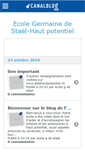 Mobile Screenshot of ecolegdestael.canalblog.com