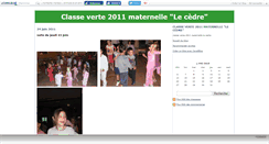 Desktop Screenshot of classeverte2011.canalblog.com