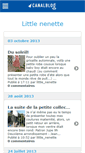 Mobile Screenshot of littlenenette.canalblog.com