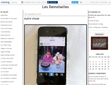 Tablet Screenshot of lesdamoiselles.canalblog.com