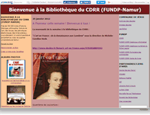 Tablet Screenshot of bibliothequecdrr.canalblog.com