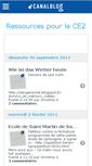 Mobile Screenshot of institce2.canalblog.com