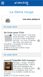 Mobile Screenshot of ladamerouge.canalblog.com