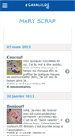 Mobile Screenshot of lescrapdemary.canalblog.com