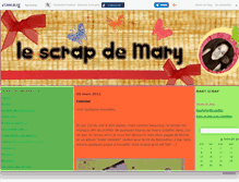 Tablet Screenshot of lescrapdemary.canalblog.com