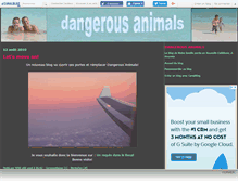 Tablet Screenshot of dangerousanimals.canalblog.com