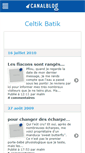 Mobile Screenshot of celtikbatik.canalblog.com