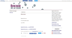 Desktop Screenshot of epiceriedelacour.canalblog.com