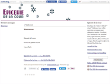 Tablet Screenshot of epiceriedelacour.canalblog.com