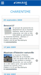 Mobile Screenshot of charentime.canalblog.com