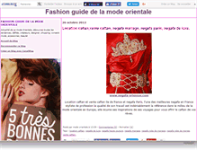 Tablet Screenshot of modeorientale.canalblog.com