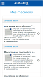 Mobile Screenshot of mesmacarons.canalblog.com