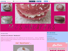 Tablet Screenshot of mesmacarons.canalblog.com