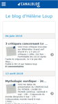 Mobile Screenshot of heleneloup.canalblog.com