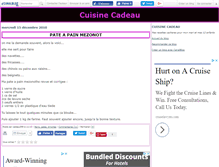 Tablet Screenshot of cuisinecadeau.canalblog.com