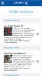 Mobile Screenshot of mcbecreations.canalblog.com