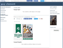 Tablet Screenshot of guyclement.canalblog.com