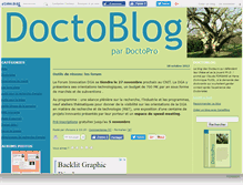 Tablet Screenshot of doctoblog.canalblog.com