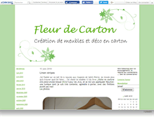 Tablet Screenshot of fleurdecarton.canalblog.com