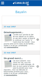 Mobile Screenshot of bayalin.canalblog.com
