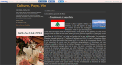 Desktop Screenshot of culturelibanaise.canalblog.com