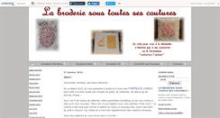 Desktop Screenshot of couturobrodeuse.canalblog.com