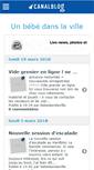 Mobile Screenshot of bebedanslaville.canalblog.com