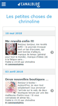 Mobile Screenshot of chrinoline.canalblog.com