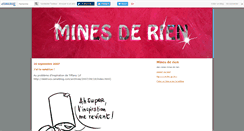 Desktop Screenshot of minesderien.canalblog.com